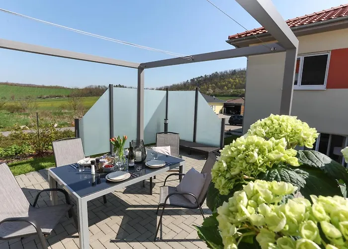 Appartamento Weinquartier Bad Koesen 65 Qm Kueche Parkplatz Terrasse Weinbergsblick *