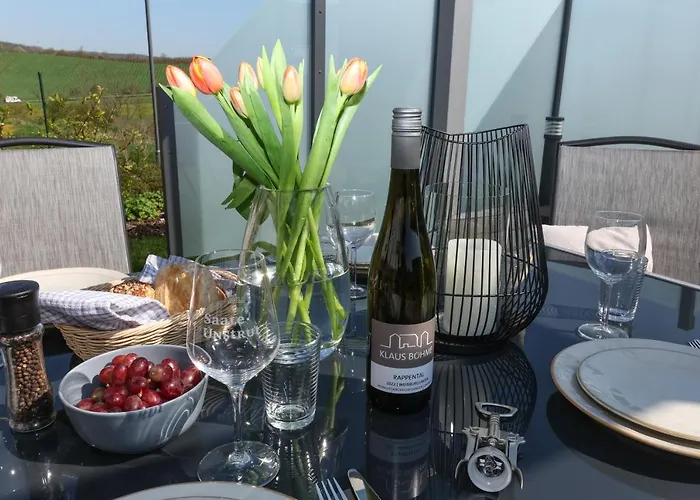 Appartamento Weinquartier Bad Koesen 65 Qm Kueche Parkplatz Terrasse Weinbergsblick *